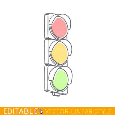 وکتور راهنمایی و رانندگی, وکتور چراغ راهنما 19