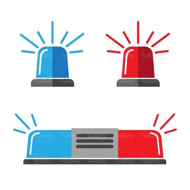 وکتور آژیر خطر وکتور آژیر قرمز وکتوز آژیر ماشین پلیس