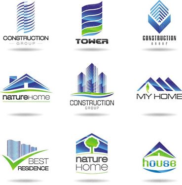 وکتور لوگو ساختمان وکتور لوگو برج وکتور لوگو بنگاه مسکن1