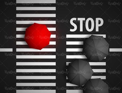 وکتور چتر وکتور بیمه وکتور نماد بیمه وکتور خط کشی عابر پیاده1