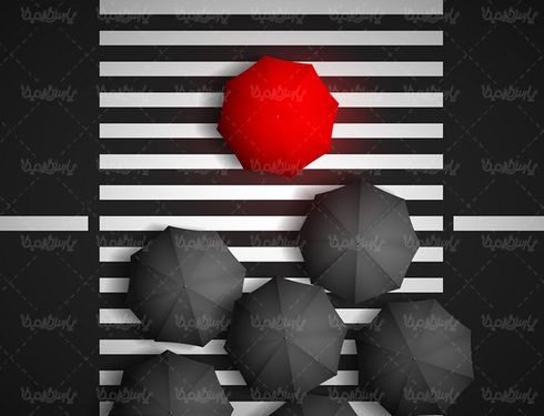 وکتور چتر وکتور بیمه وکتور نماد بیمه وکتور خط کشی عابر پیاده2