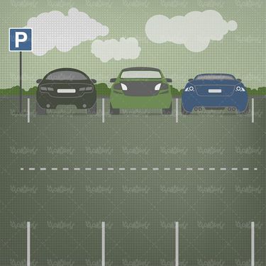 وکتور پارکینگ خودرو وکتور محل پارک ماشین وکتور اتومبیبل1