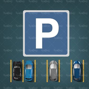 وکتور پارکینگ خودرو وکتور محل پارک ماشین وکتور اتومبیبل9