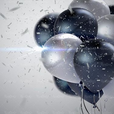 وکتور بادکنک رنگی وکتور بادکنک سه بعدی وکتور شادی4