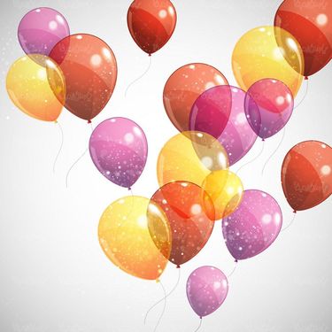 وکتور بادکنک رنگی وکتور بادکنک سه بعدی وکتور شادی16