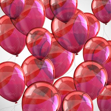 وکتور بادکنک رنگی وکتور بادکنک سه بعدی وکتور شادی19