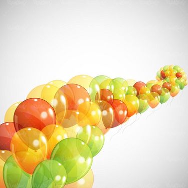 وکتور بادکنک رنگی وکتور بادکنک سه بعدی وکتور شادی24