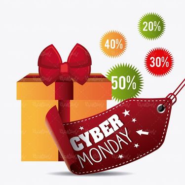 وکتور جعبه کادو وکتور جعبه هدیه وکتور لیبل گرافیکی