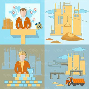 وکتور ساخت و ساز وکتور بنایی وکتور بساز بفروش