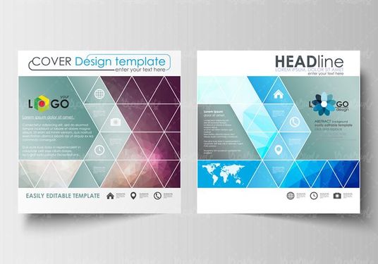 وکتور دیزاین تراکت وکتور قالب آماده تراکت4