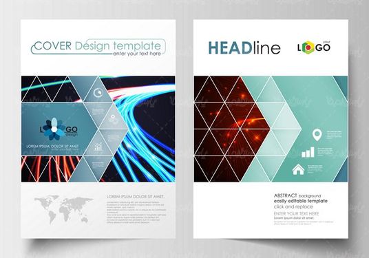 وکتور دیزاین تراکت وکتور قالب آماده تراکت6