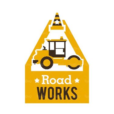 وکتور ماشین آلات سنگین وکتور لوگو ماشین آلات راهسازی