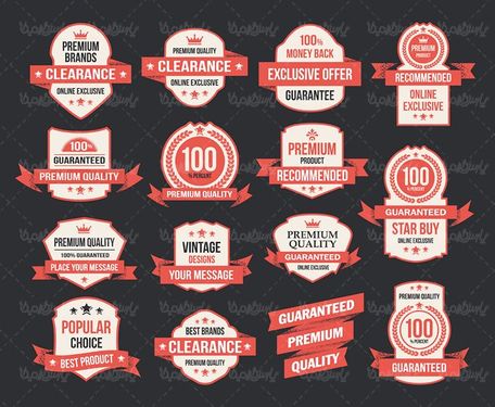 وکتور لیبل فروش وکتور برچسب گرافیکی وکتور لیبل آف1