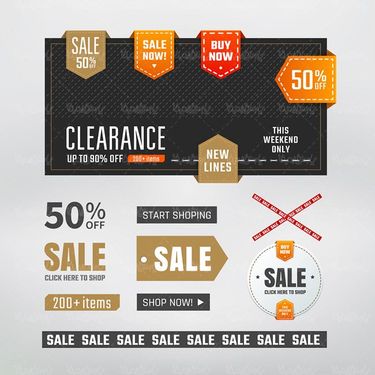 وکتور لیبل فروش وکتور برچسب تخفیف وکتور برچسب رنگی