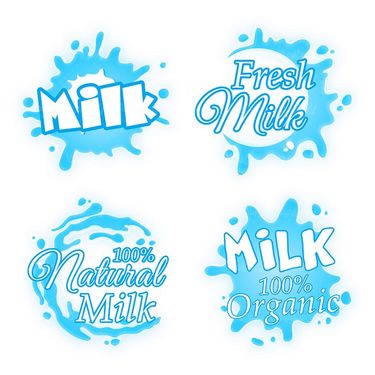 وکتور لوگو  شیر وکتور لوگو لبنیات وکتور لوگو فرآورده های لبنی