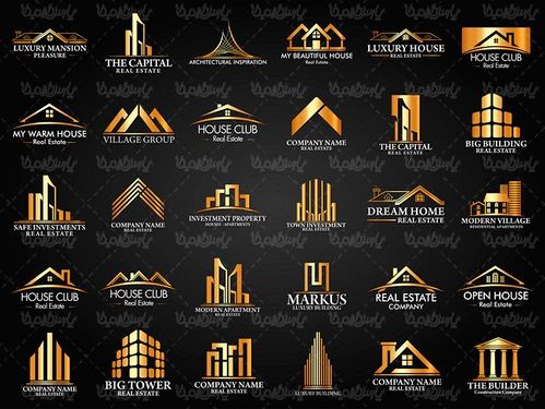 وکتور لوگو خانه وکتور لوگو ساختمان وکتور لوگو مشاور املاک1