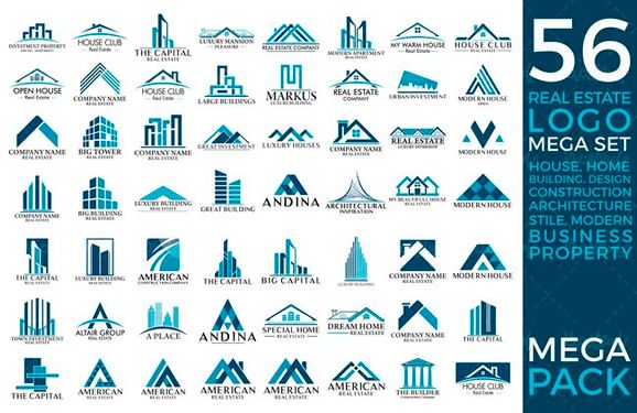 وکتور لوگو خانه وکتور لوگو ساختمان وکتور لوگو مشاور املاک4