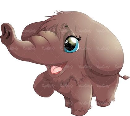 وکتور نقاشی فیل وکتور فیل سه بعدی وکتور فیل قهوه ای