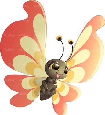 وکتور پروانه سه بعدی وکتور پروانه گرافیکی