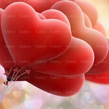 وکتور بادکنک قلبی وکتور دسته بادکنک وکتور عشق2