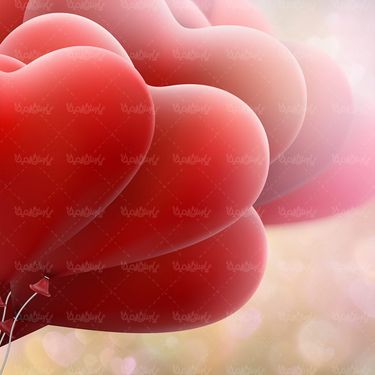 وکتور بادکنک قلبی وکتور دسته بادکنک وکتور عشق3