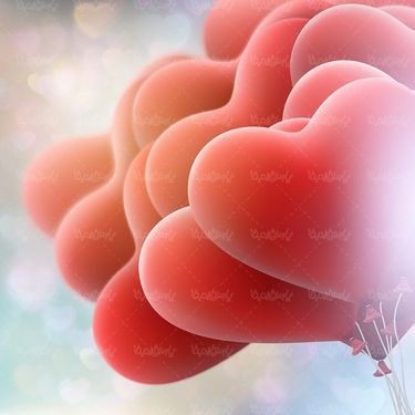 وکتور بادکنک قلبی وکتور دسته بادکنک وکتور عشق7