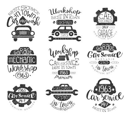 وکتور لوگو  تعمیرگاه خودرو وکتور لوگو میکانیکی وکتور لوگو اتوسرویس