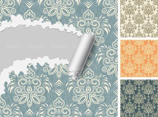 وکتور بک گراند گل  وبوته وکتور پس زمینه گل وکتور پترن گل4