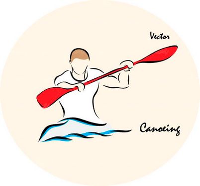 وکتور ورزش وکتور ورزشکار وکتور قایق سواری  وکتور ورزش حرفه ای