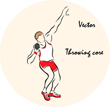 وکتور ورزش وکتور ورزشکار وکتور پرتاب وزنه    وکتور ورزش حرفه ای