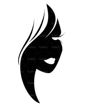 وکتور سالن آرایش وکتور سالن زیبایی وکتور چهره دختر3