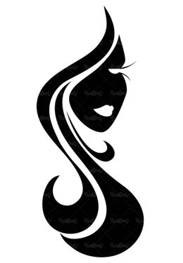 وکتور سالن آرایش وکتور سالن زیبایی وکتور چهره دختر6