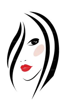 وکتور سالن آرایش وکتور سالن زیبایی وکتور چهره دختر8