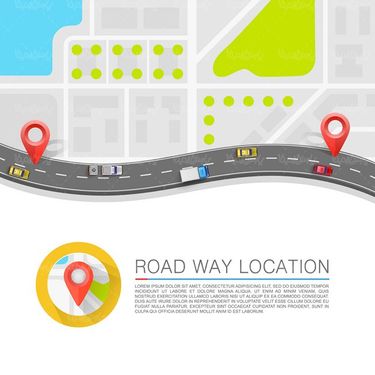 وکتور مسیریابی وکتور مکان یابی وکتور آموزشگاه رانندگی