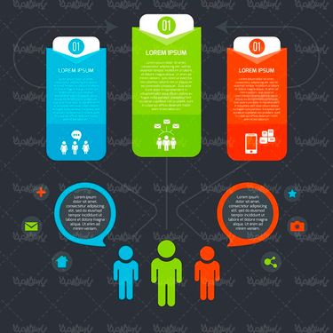 وکتور اینفوگرافی گرافیکی وکتور آدمک وکتور لیبل گرافیکی