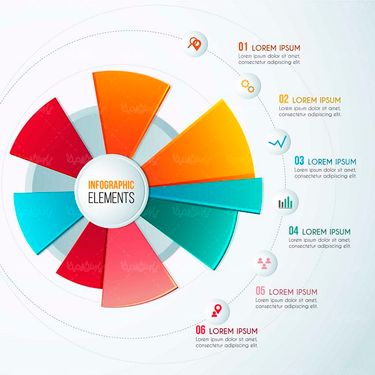 وکتور اینفوگرافی گرافیکی وکتور اینفوگرافی سه بعدی 97