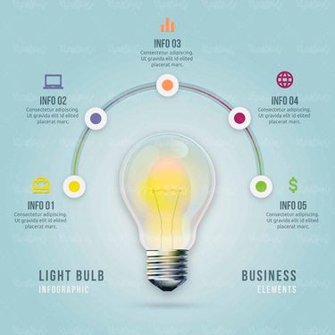 وکتور اینفوگرافی گرافیکی وکتور اینفوگرافی سه بعدی 04