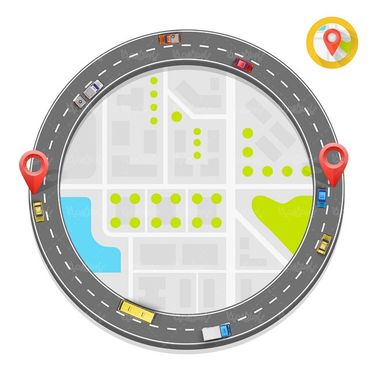 وکتور مسیریابی وکتور مکان یابی وکتور آموزشگاه رانندگی4