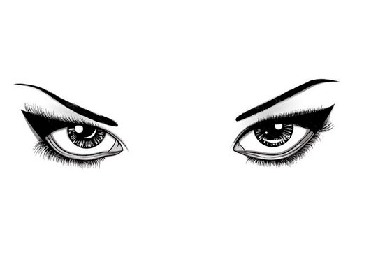 وکتور چشم وکتور آرایش چشم و ابرو وکتور سالن زیبایی2