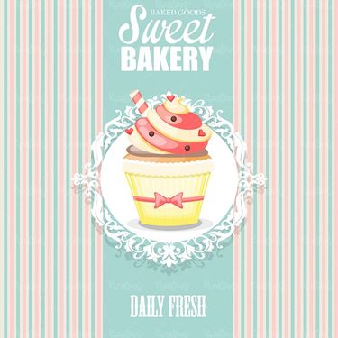 وکتور شیرینی خامه ای وکتور کیک خامه ای وکتور قنادی5