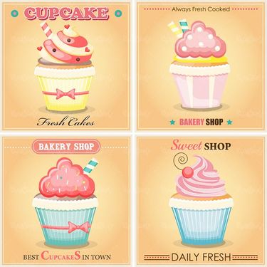 وکتور شیرینی خامه ای وکتور کیک خامه ای وکتور قنادی6