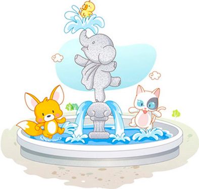 وکتور آب نما وکتور نقاشی کودکانه وکتور نقاشی حیوانات