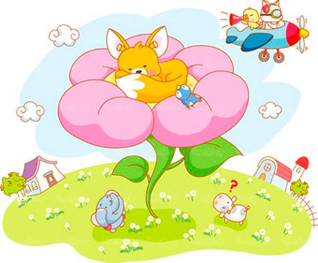 وکتور نقاشی کودکانه وکتور گل وکتور هواپیما وکتور کارتنی