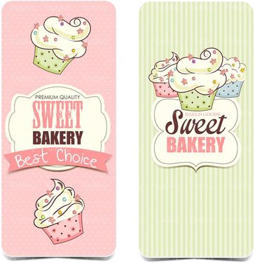 وکتور قنادی وکتور کیک خامه ای وکتور شیرینی فروشی وکتور شیرینی سرا 10