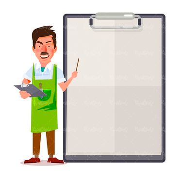 وکتور برگه گزارش نویسی وکتور کاغذ