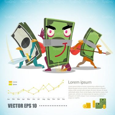 وکتور پول وکتور اسکناس وکتور سکه وکتور نمودار وکتور سرمایه گذاری