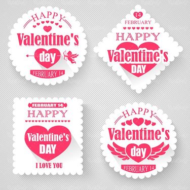 وکتور طرح ولنتاین وکتور قلب وکتور عشق وکتور  برچسب ولنتاین وکتور  لیبل ولنتاین