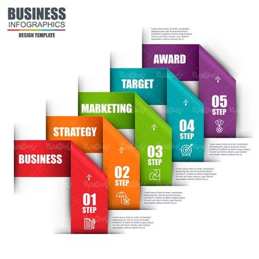 وکتور اینفوگرافی گرافیکی وکتور اینفوگرافی رنگی وکتور اینفوگرافی سه بعدی7