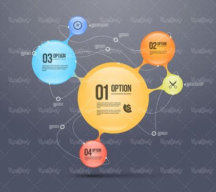 وکتور اینفوگرافی گرافیکی وکتور اینفوگرافی رنگی وکتور اینفوگرافی سه بعدی8