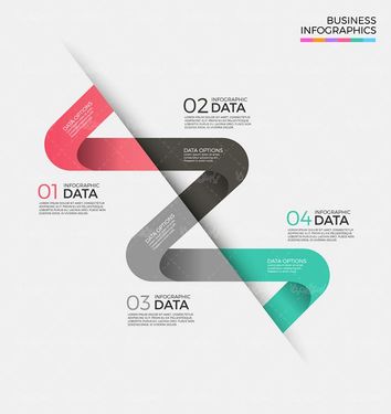 وکتور اینفوگرافی گرافیکی وکتور اینفوگرافی رنگی وکتور اینفوگرافی سه بعدی10